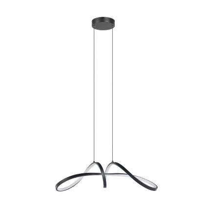 Eglo - LED RGBW Stmívatelný lustr na lanku LED/22W/230V 2700-6500K černá