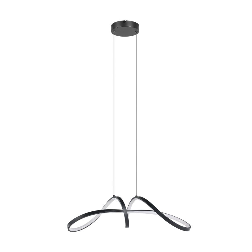 Eglo - LED RGBW Stmívatelný lustr na lanku LED/22W/230V 2700-6500K černá