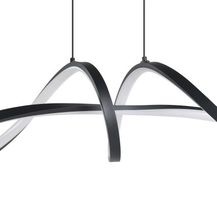 Eglo - LED RGBW Stmívatelný lustr na lanku LED/22W/230V 2700-6500K černá