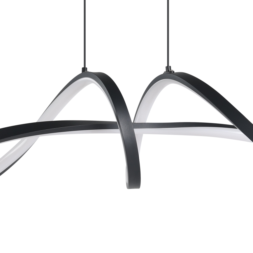 Eglo - LED RGBW Stmívatelný lustr na lanku LED/22W/230V 2700-6500K černá