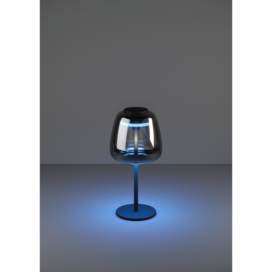 Eglo - LED RGBW Stmívatelná stolní lampa LED/7,7W/230V 2700-6500K kouřová