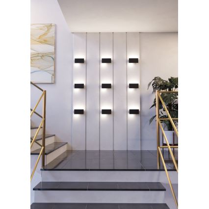 Eglo - LED Nástěnné svítidlo LED/6W/230V 3000K černá