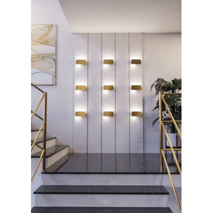 Eglo - LED Nástěnné svítidlo LED/6W/230V 3000K zlatá