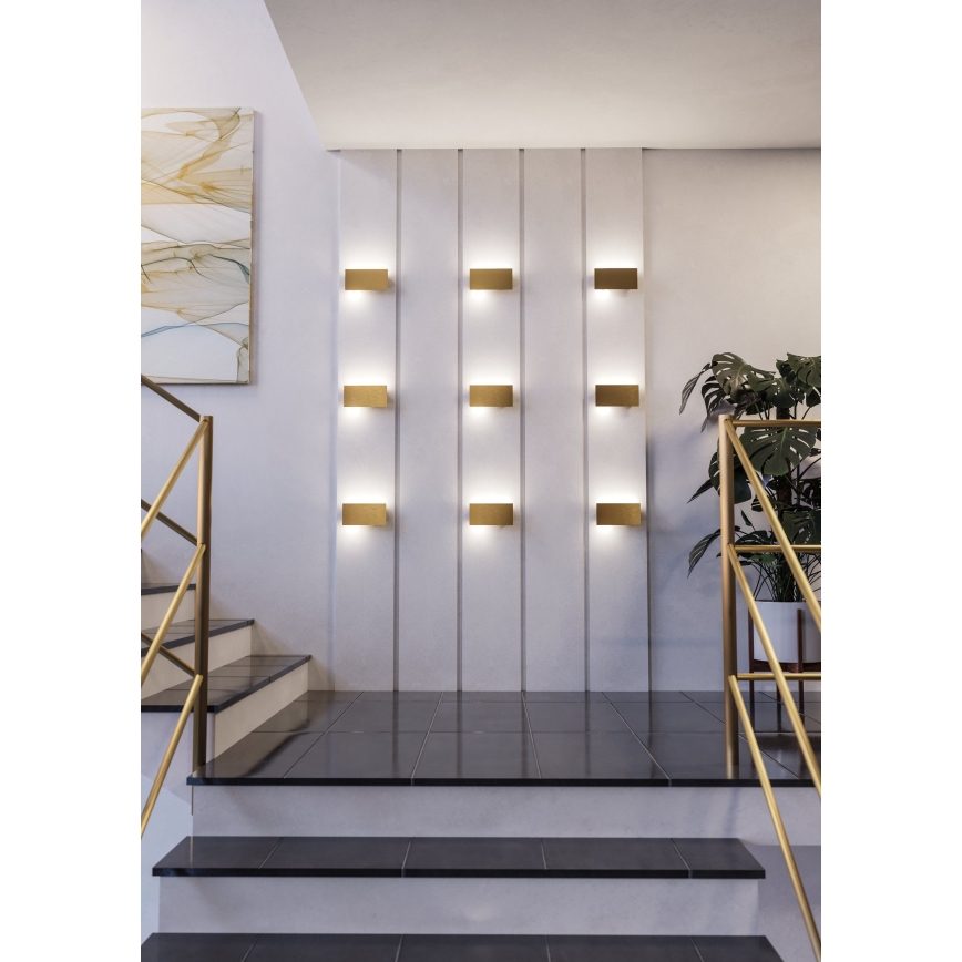 Eglo - LED Nástěnné svítidlo LED/6W/230V 3000K zlatá