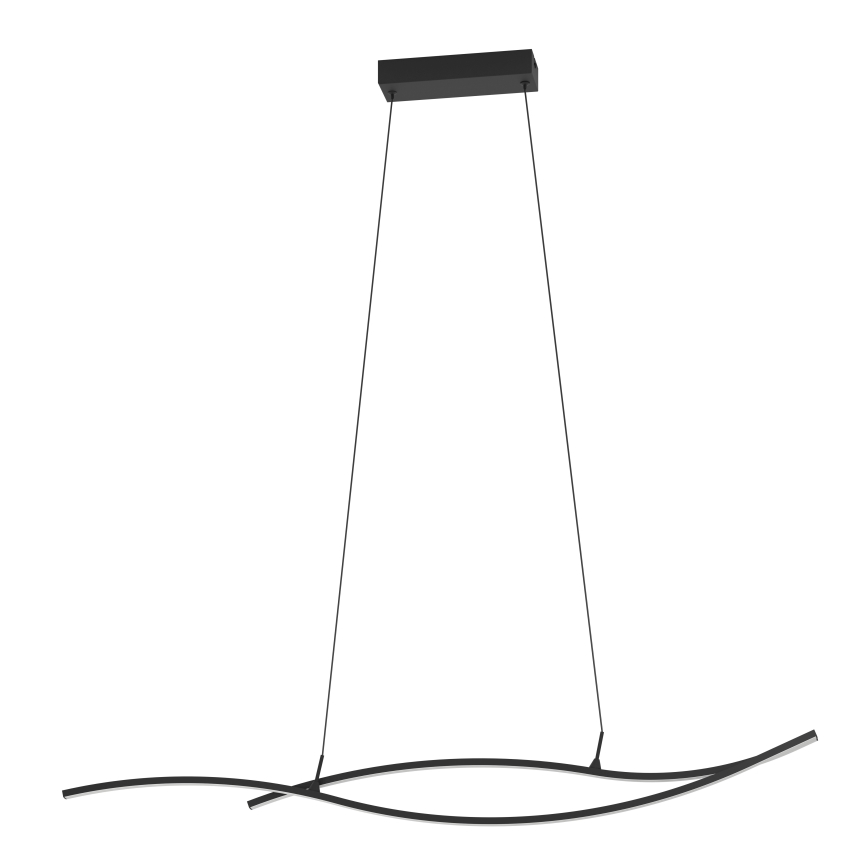 Eglo - LED Lustr na lanku LED/20W/230V 4000K černá