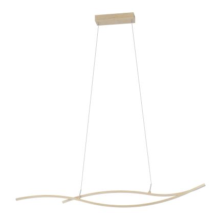 Eglo - LED Lustr na lanku LED/20W/230V 4000K béžová