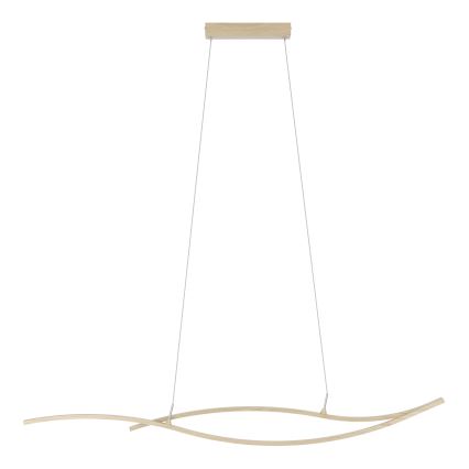 Eglo - LED Lustr na lanku LED/20W/230V 4000K béžová