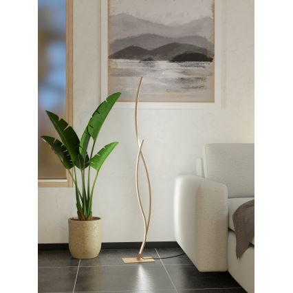 Eglo - LED Stojací lampa LED/20W/230V 4000K béžová