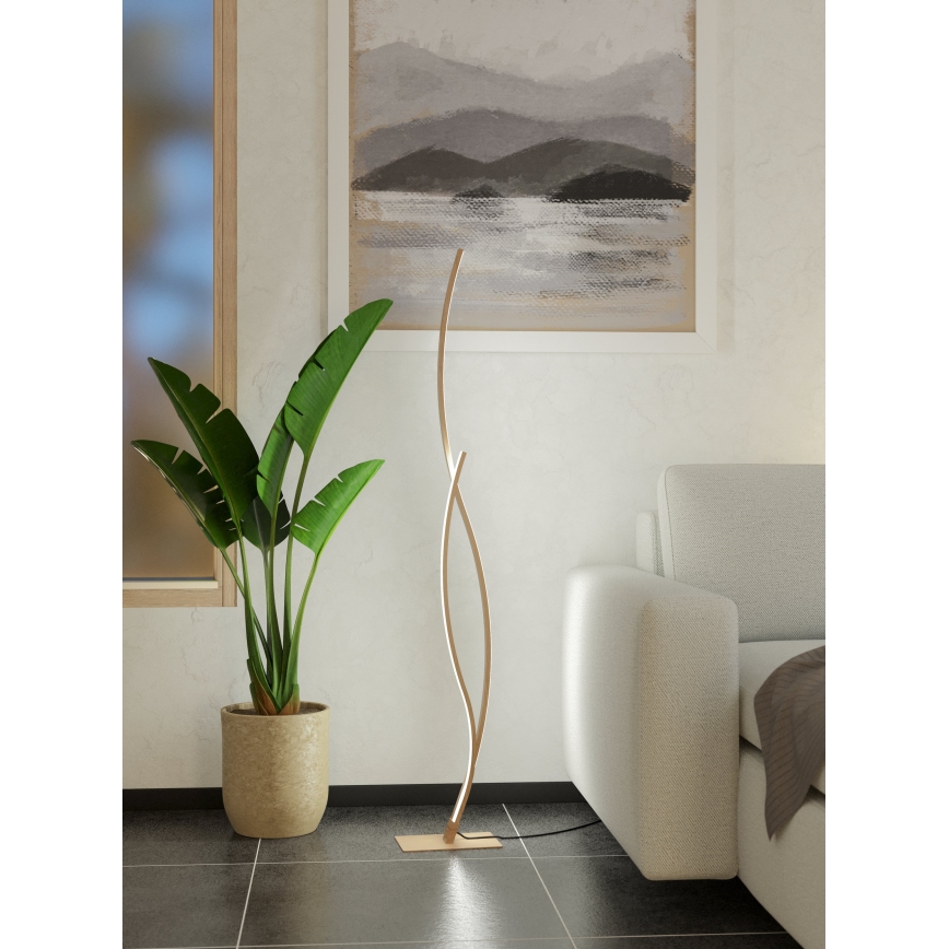 Eglo - LED Stojací lampa LED/20W/230V 4000K béžová