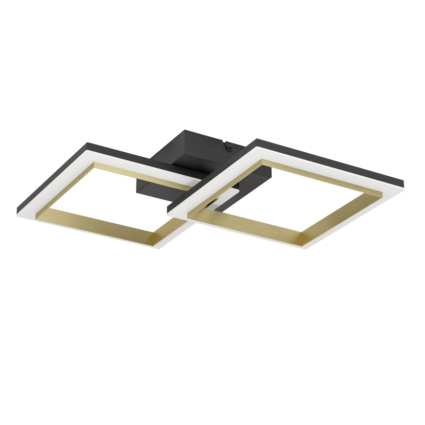 Eglo - LED Stmívatelné stropní svítidlo LED/18,4W/230V 4000K černá/zlatá