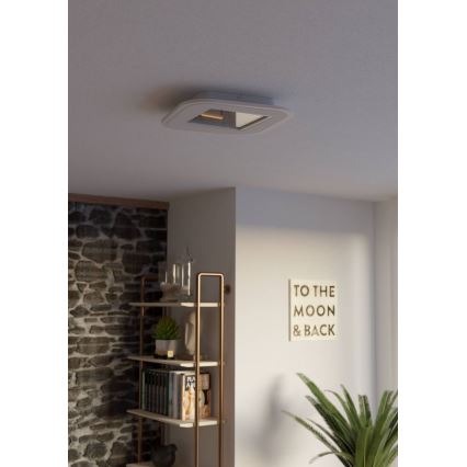 Eglo - LED Stmívatelné stropní svítidlo LED/20W/230V 2700-6500K bílá + dálkové ovládání