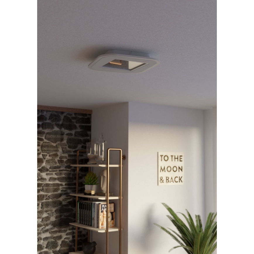 Eglo - LED Stmívatelné stropní svítidlo LED/20W/230V 2700-6500K bílá + dálkové ovládání