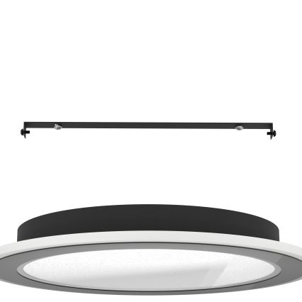 Eglo - LED Stmívatelné stropní svítidlo LED/20W/230V 2700-6500K černá + dálkové ovládání