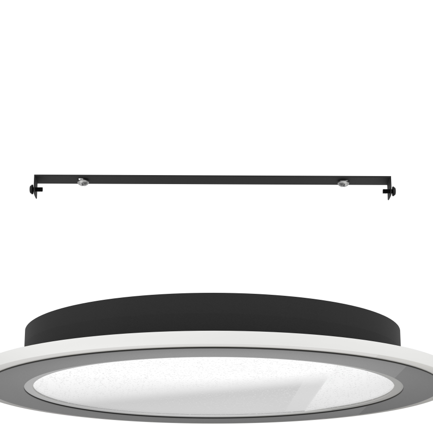 Eglo - LED Stmívatelné stropní svítidlo LED/20W/230V 2700-6500K černá + dálkové ovládání