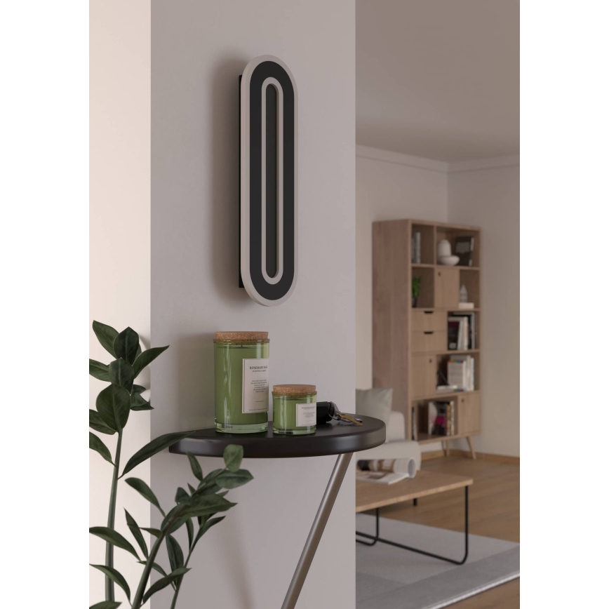 Eglo - LED Nástěnné svítidlo LED/12W/230V 4000K černá
