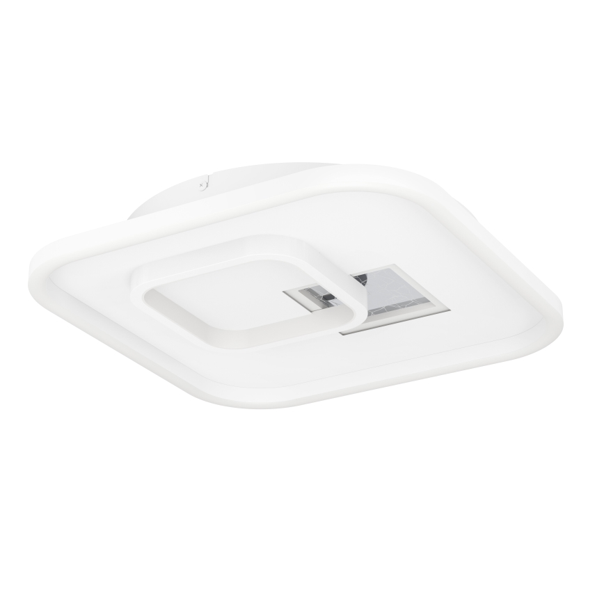 Eglo - LED Stropní svítidlo 1xLED/16,2W/230V + 1xLED/9,2W 38x38 cm bílá