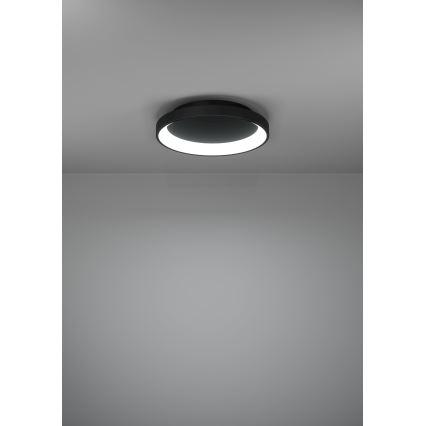 Eglo - LED Stmívatelné stropní svítidlo LED/12W/230V 2700-6500K černá + dálkové ovládání