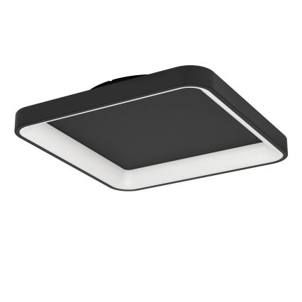Eglo - LED Stmívatené stropní svítidlo LED/12W/230V 2700-6500K černá + dálkové ovládání