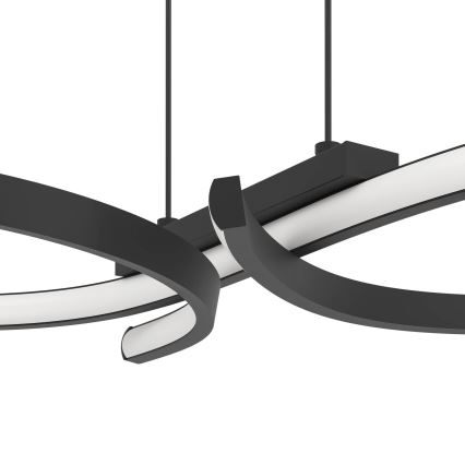 Eglo - LED Lustr na lanku LED/21W/230V 3000K černá