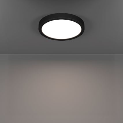 Eglo - LED Stropní svítidlo LED/11,5W/230V 2700/4000/6500K pr. 21,1 cm černá