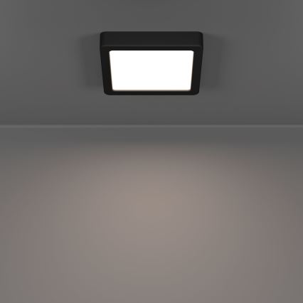 Eglo - LED Stropní svítidlo LED/7W/230V 2700/4000/6500K 15x15cm černá