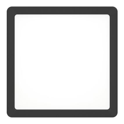 Eglo - LED Stropní svítidlo LED/10,5W/230V 2700/4000/6500K 22x22cm černá