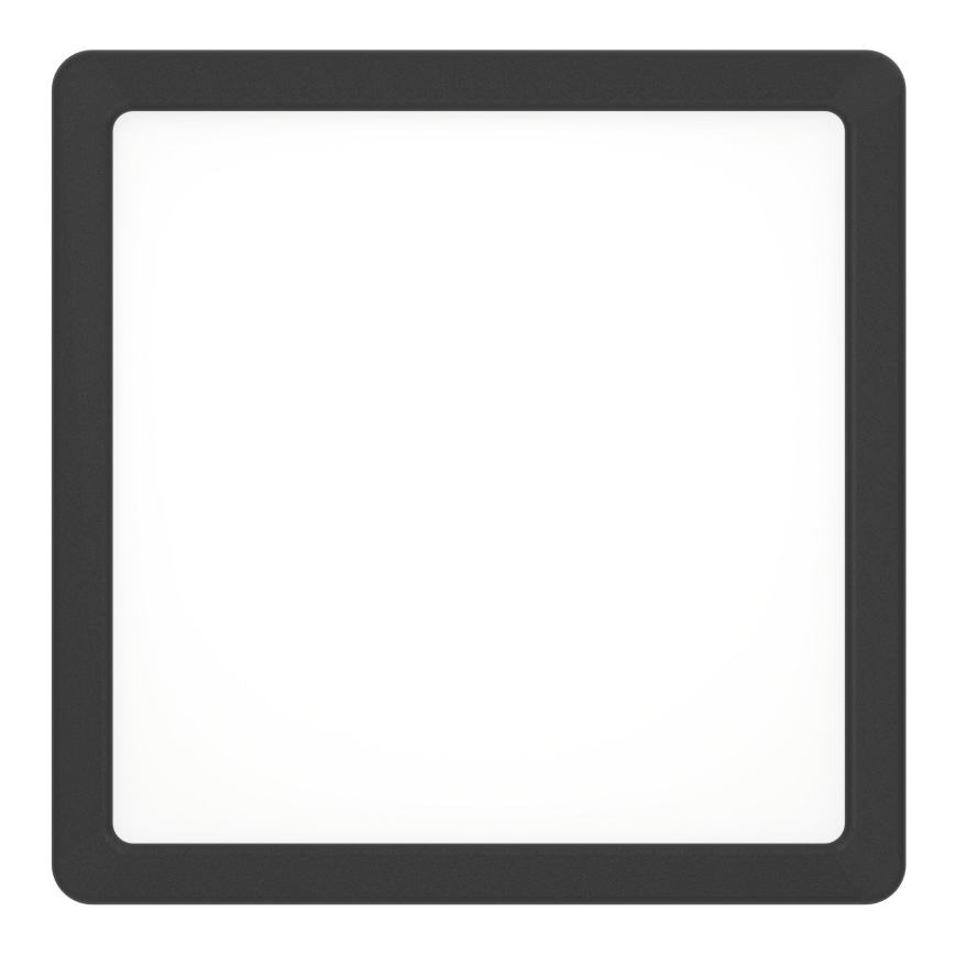 Eglo - LED Stropní svítidlo LED/10,5W/230V 2700/4000/6500K 22x22cm černá