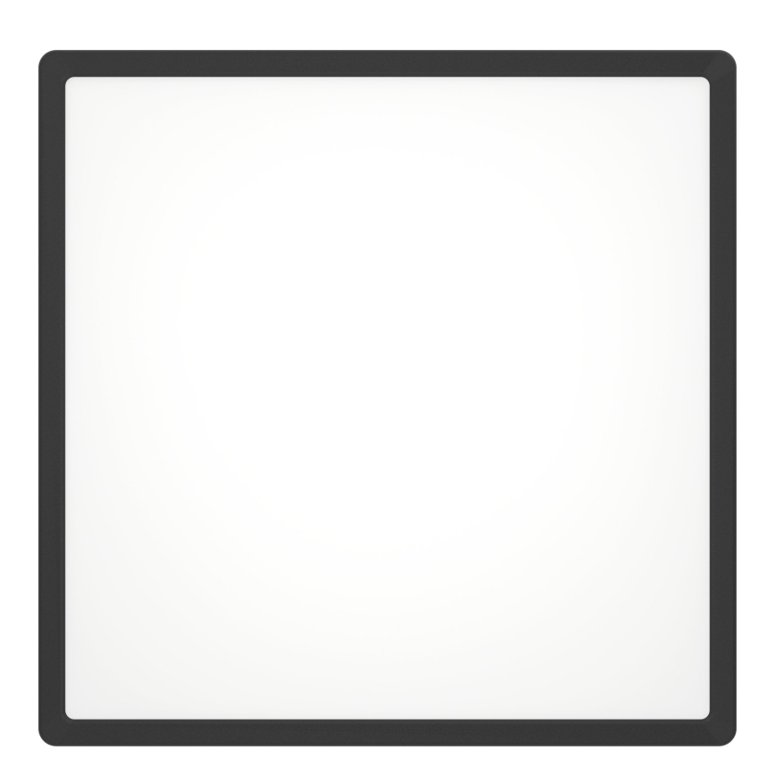 Eglo - LED Stropní svítidlo LED/17,5W/230V 2700/4000/6500K 39x39 cm černá