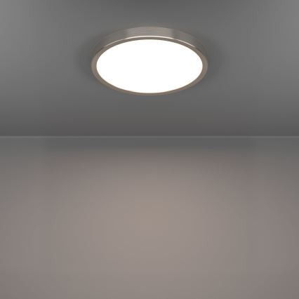 Eglo - LED Stropní svítidlo LED/14,2W/230V 2700/4000/6500K pr. 27,8 cm matný chrom