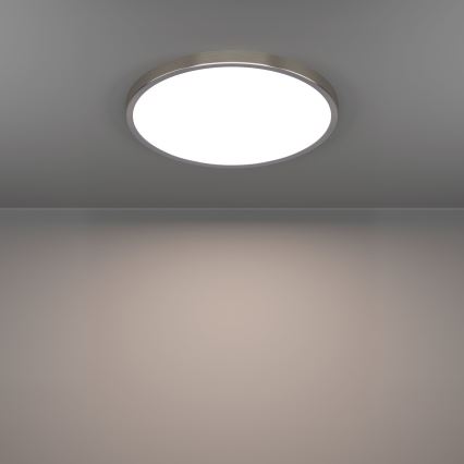 Eglo - LED Stropní svítidlo LED/17W/230V 2700/4000/6500K pr. 38,9 cm matný chrom