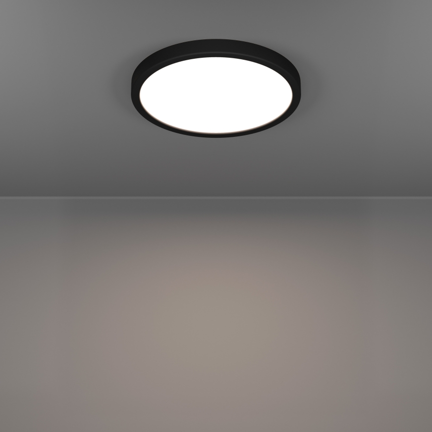 Eglo - LED Koupelnové stropní svítidlo LED/14,2W/230V 2700/4000/6500K pr. 27,8 cm IP44 černá