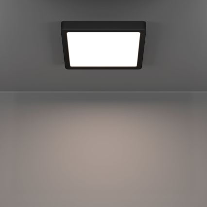 Eglo - LED Koupelnové stropní svítidlo LED/10,5W/230V 22x22 cm IP44 černá