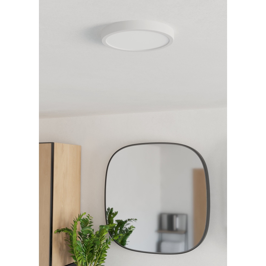 Eglo - LED Koupelnové stropní svítidlo LED/11,5W/230V pr. 21,1 cm IP44 bílá