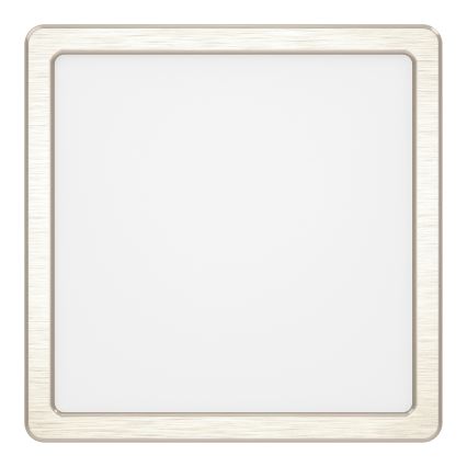 Eglo - LED RGBW Stmívatelné koupelnové stropní svítidlo LED/10,5W/230V 2700-6500K 22x22 cm IP44 matný chrom