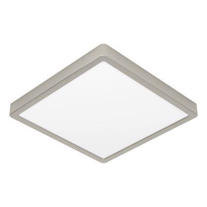 Eglo - LED RGBW Stmívatelné koupelnové stropní svítidlo LED/13,5W/230V 2700-6500K 29,5x29,5 cm IP44 matný chrom