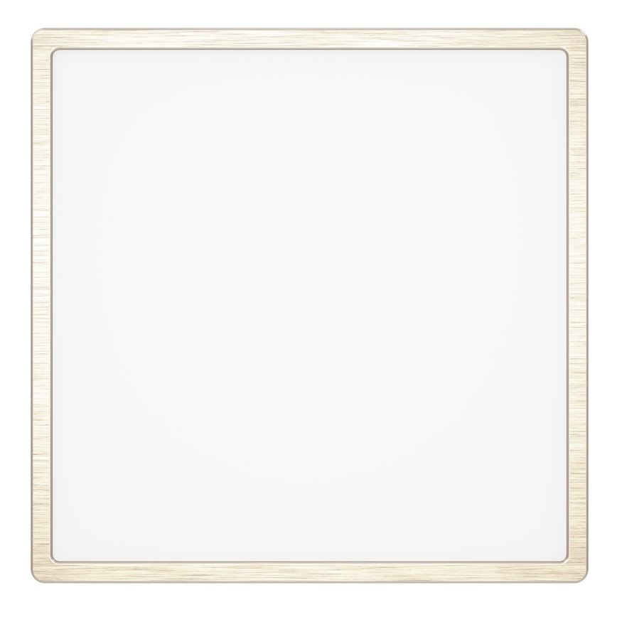 Eglo - LED RGBW Stmívatelné koupelnové stropní svítidlo LED/13,5W/230V 2700-6500K 29,5x29,5 cm IP44 matný chrom