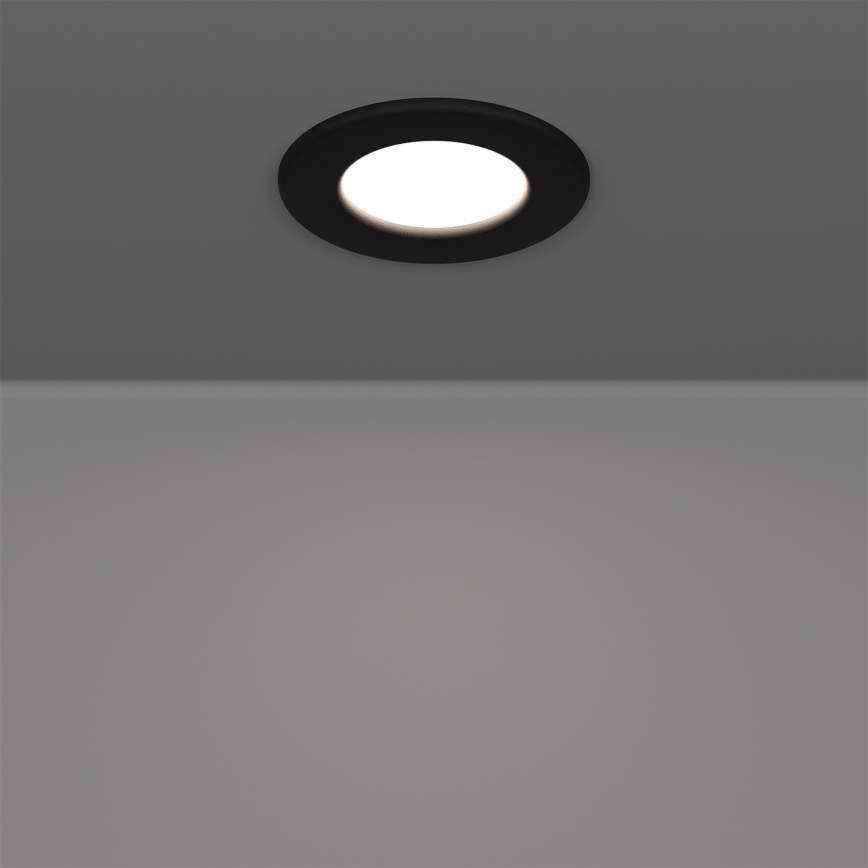 Eglo - SADA 3x LED Podhledové svítidlo LED/3,7W/230V 2700/4000/6500K pr. 8,8 cm černá