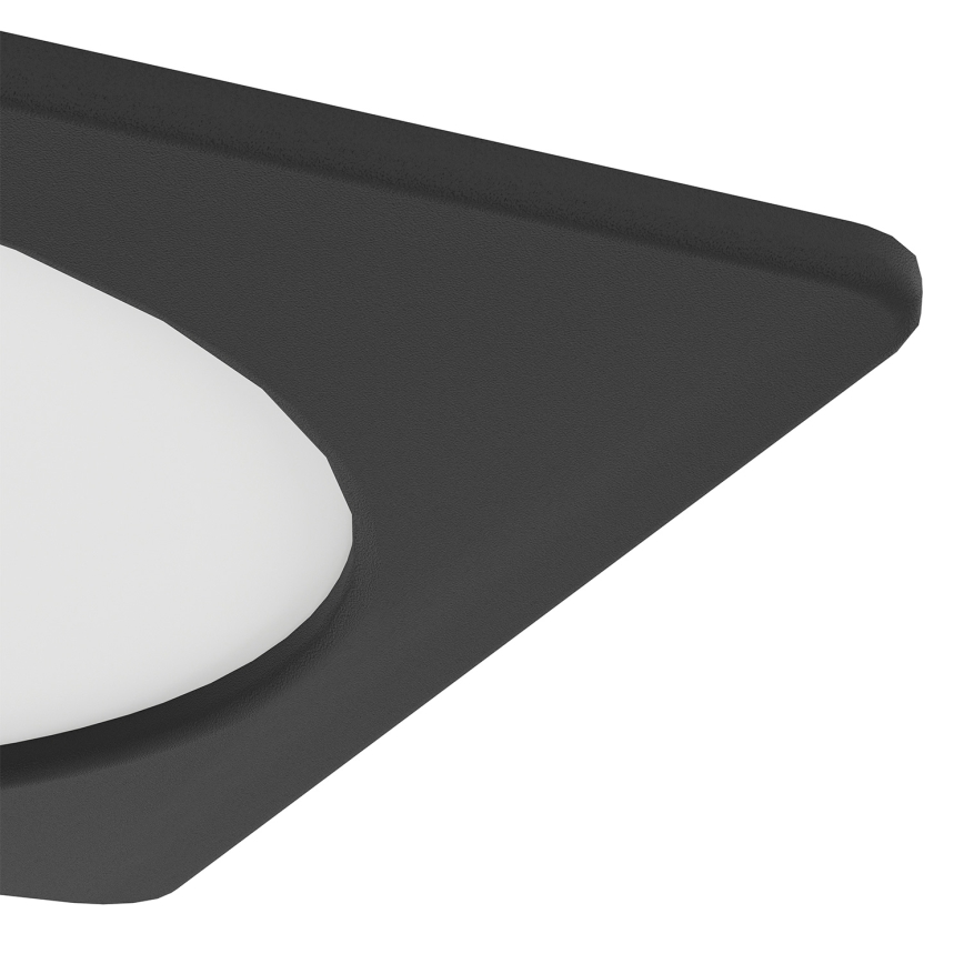 Eglo - LED Podhledové svítidlo LED/10,5W/230V 2700/4000/6500K 16,6x16,6 cm černá