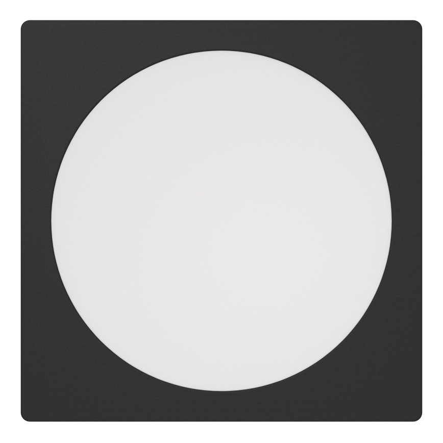 Eglo - LED Podhledové svítidlo LED/18,5W/230V 2700/4000/6500K 21,6x21,6 cm černá