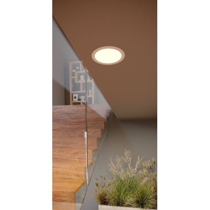 Eglo - LED Podhledové svítidlo LED/10,5W/230V 2700/4000/6500K pr. 16,8 cm bílá
