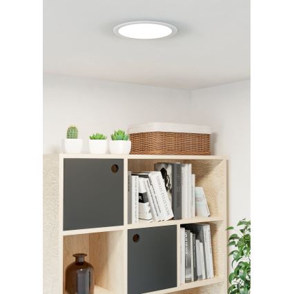 Eglo - LED Podhledové svítidlo LED/18,5W/230V 2700/4000/6500K pr. 21,6 cm bílá