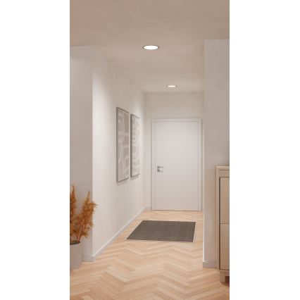 Eglo - LED Podhledové svítidlo LED/18,5W/230V 2700/4000/6500K pr. 21,6 cm matný chrom