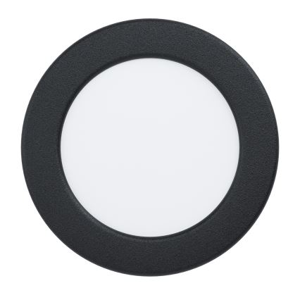 Eglo - LED Koupelnové podhledové svítidlo LED/6,3W/230V 2700/4000/6500K pr. 11,9 cm IP44 černá