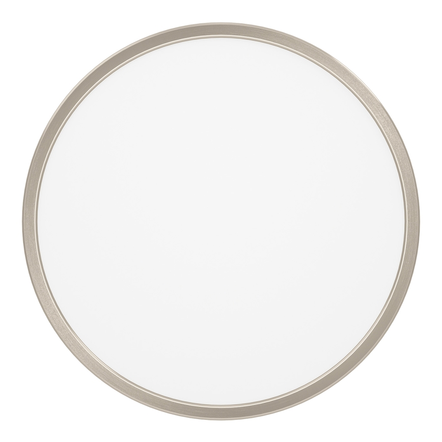 Eglo - LED RGBW Stmívatelné koupelnové stropní svítidlo LED/17,5W/230V 2700-6500K pr. 38,9 cm IP44 matný chrom