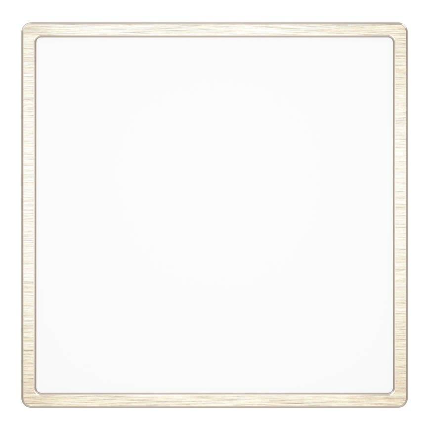 Eglo - LED RGBW Stmívatelné koupelnové stropní svítidlo LED/17,8W/230V 2700-6500K 39x39 cm IP44 matný chrom