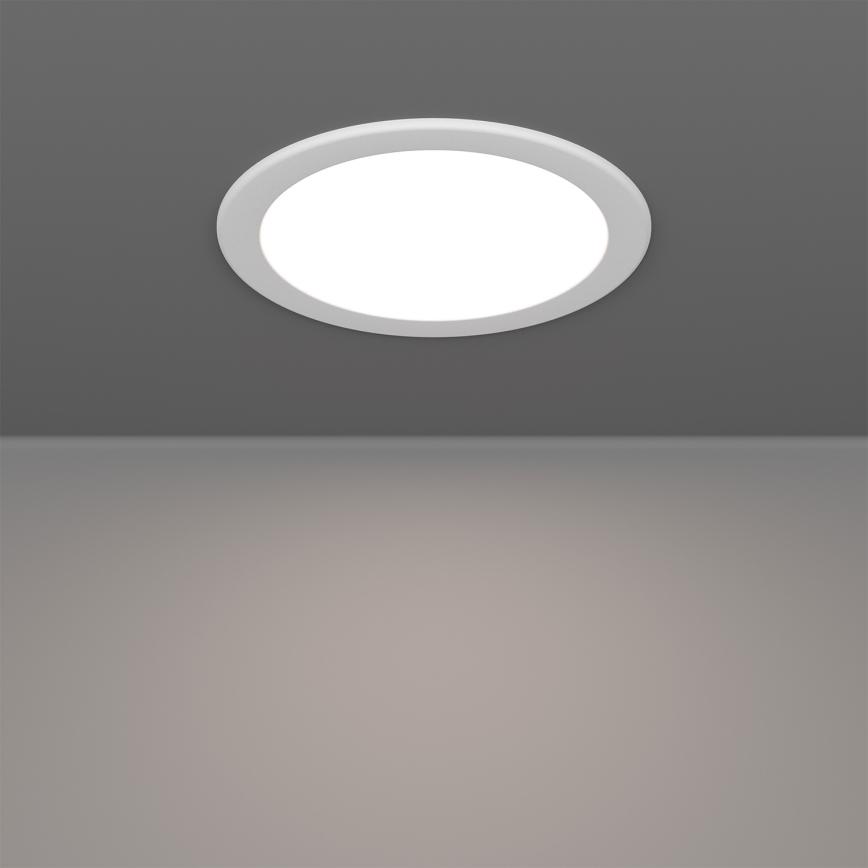 Eglo - LED RGBW Stmívatelné koupelnové podhledové svítidlo LED/9,5W/230V 2700-6500K pr. 16,8 cm IP44 bílá