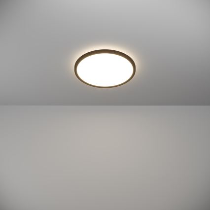 Eglo - LED Koupelnové stropní svítidlo LED/13,9W/230V 2700/4000/6500K pr. 30 cm IP44 černá