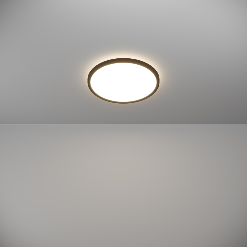 Eglo - LED Koupelnové stropní svítidlo LED/13,9W/230V 2700/4000/6500K pr. 30 cm IP44 černá