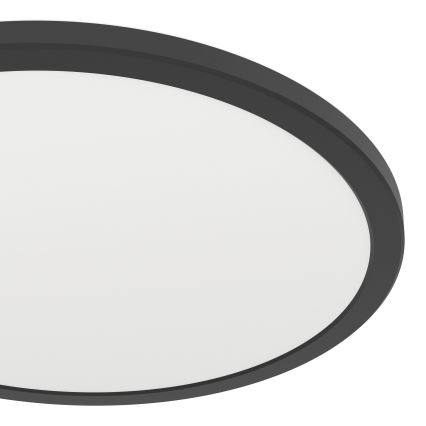 Eglo - LED Koupelnové stropní svítidlo LED/18,5W/230V 2700K/4000K/6500K pr. 38,9 cm IP44 černá