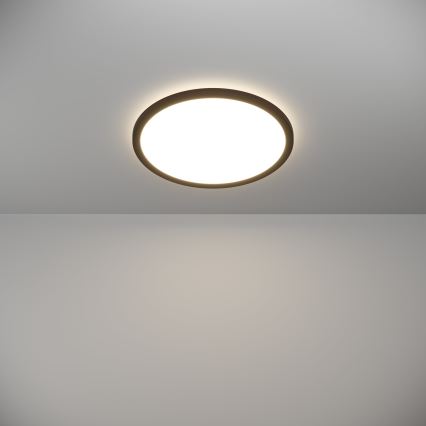 Eglo - LED Koupelnové stropní svítidlo LED/18,5W/230V 2700K/4000K/6500K pr. 38,9 cm IP44 černá